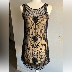 Abercrombie & Fitch Black Sheer Lace Dress